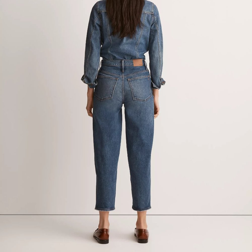 [NWT] Madewell High-Rise Barrel Tapered Jeans